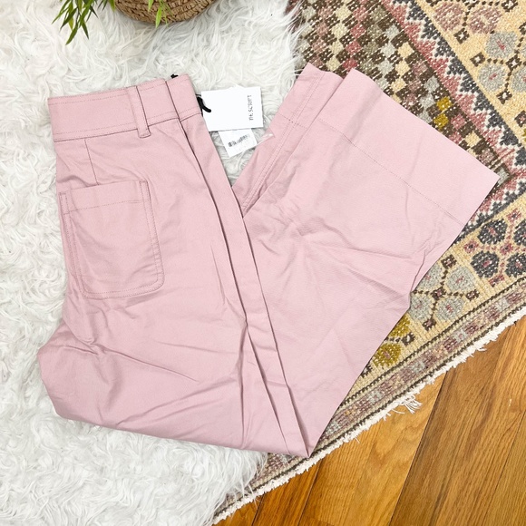 NWT The Script | Rose Chiara High Waist Wide Leg Crop Pants 0 - Picture 2 of 16